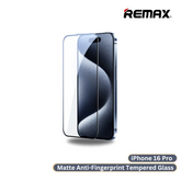 iPhone 16 Pro >> REMAX Matte HD Tempered Glass Future large Curved Edge Series - Clear